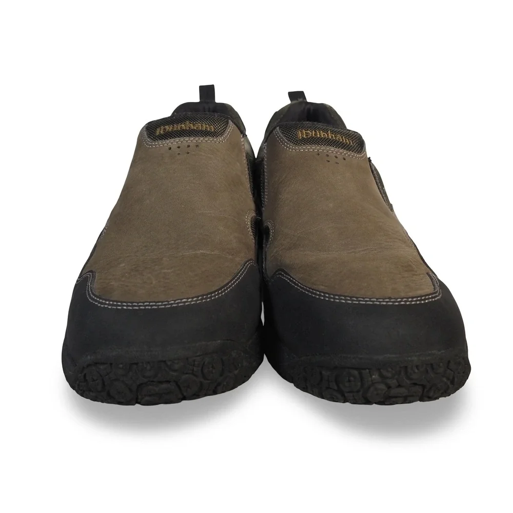 Dunham Ludlow Cloud Plus Waterproof Slip On Shoes Mens 14W Brown Black Wide